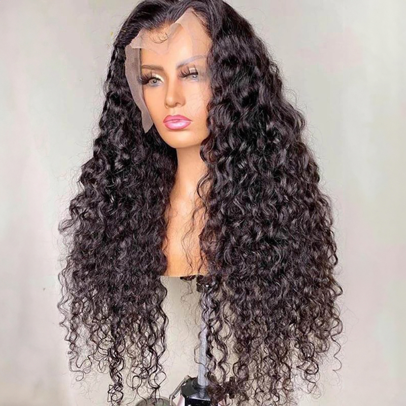 360 HD Lace Wig Virgin Human Hair 360 Wig Deep Wave With Baby Hair