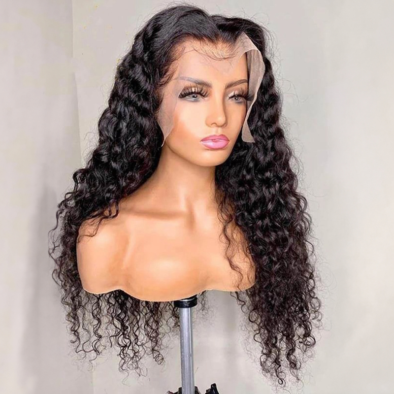 360 HD Lace Wig Virgin Human Hair 360 Wig Deep Wave With Baby Hair