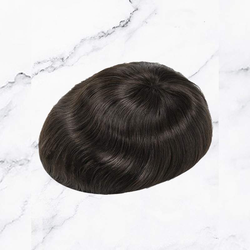 Full French Lace Hairpieces Popular Mens Hair Replacement System