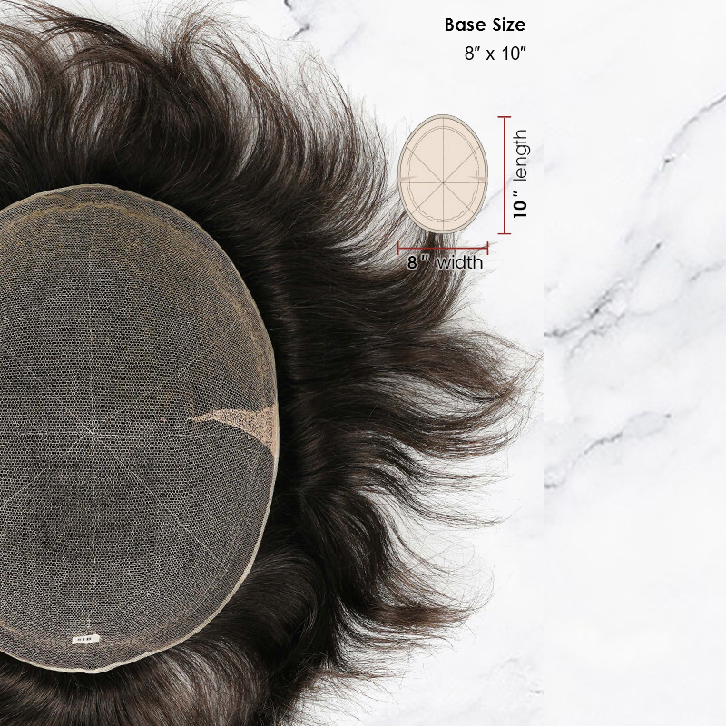 Full French Lace Hairpieces Popular Mens Hair Replacement System