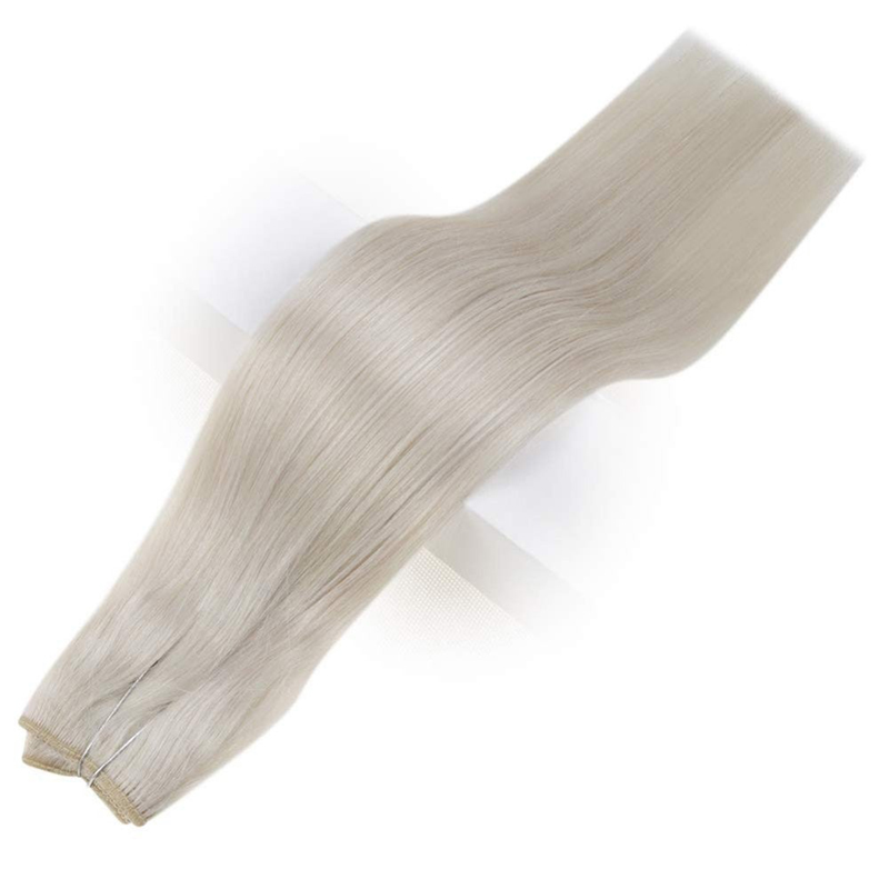 Halo Human Hair Extensions Ice Blonde #1000 Invisible Halo Hair Extension