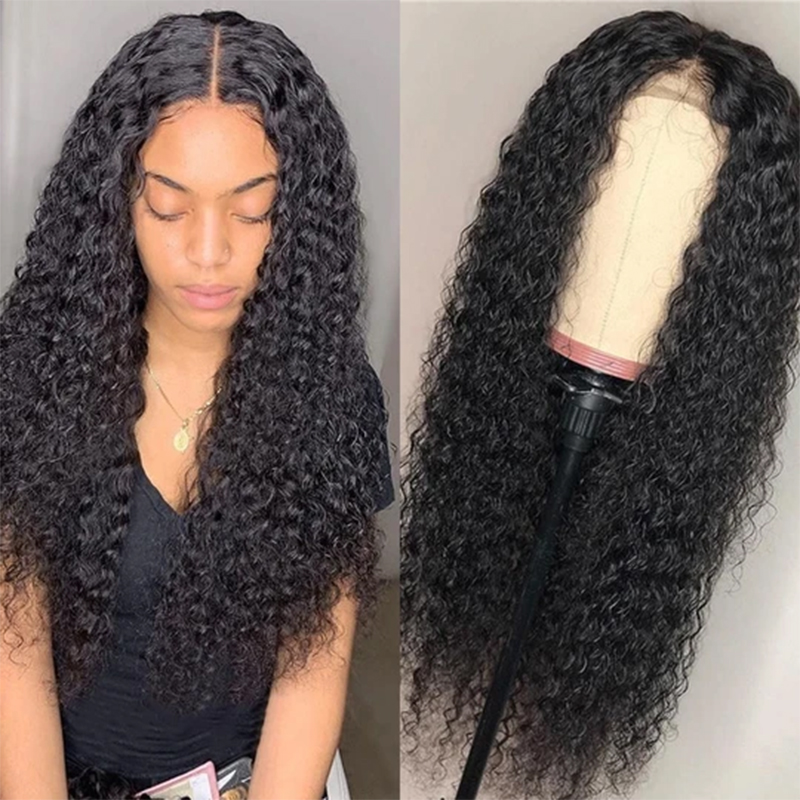 HD Lace 5x5 Closure Wig Curly Skin Melt Undetectable Human Hair Wigs