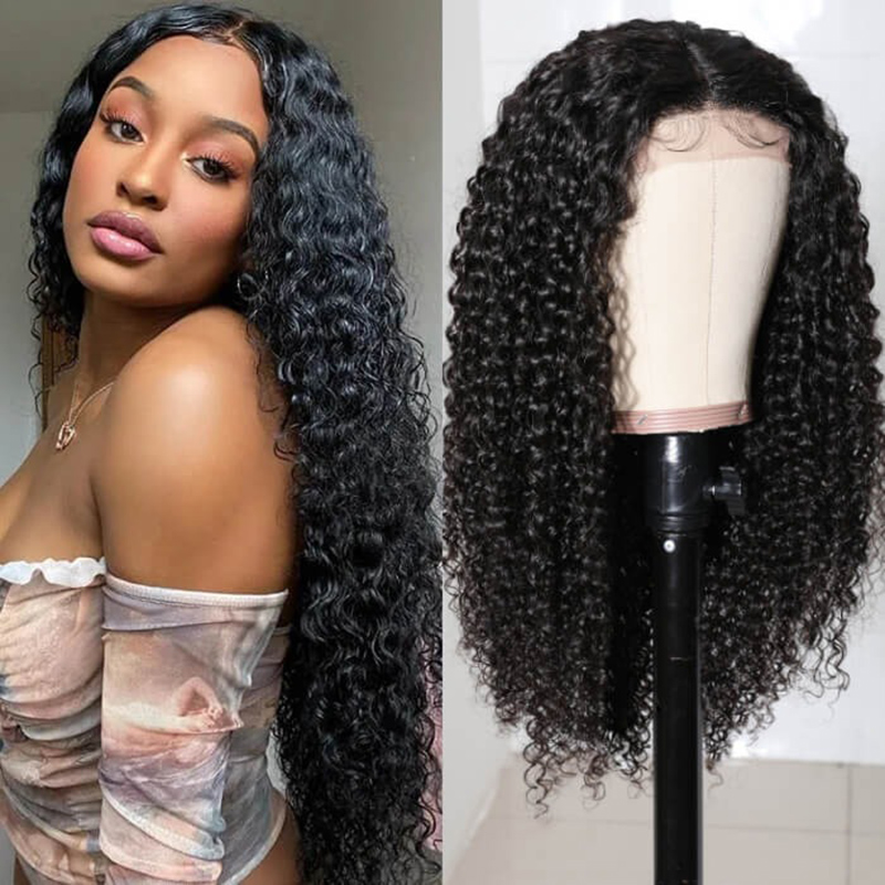 HD Lace 5x5 Closure Wig Curly Skin Melt Undetectable Human Hair Wigs