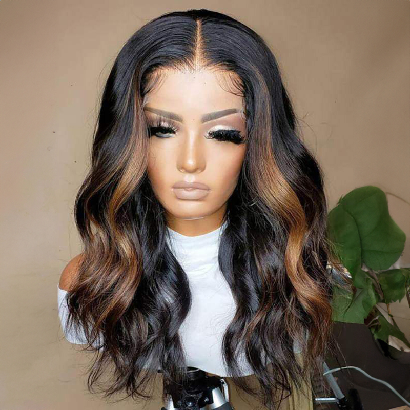 Highlight Undetectable HD Lace Wig Body Wave With Pre-plucked Hairline